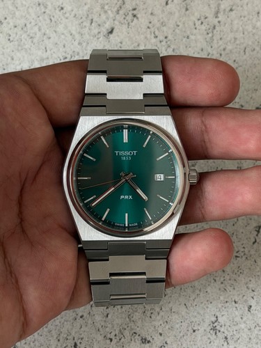 Tissot prx green men watch - tissot, men's
