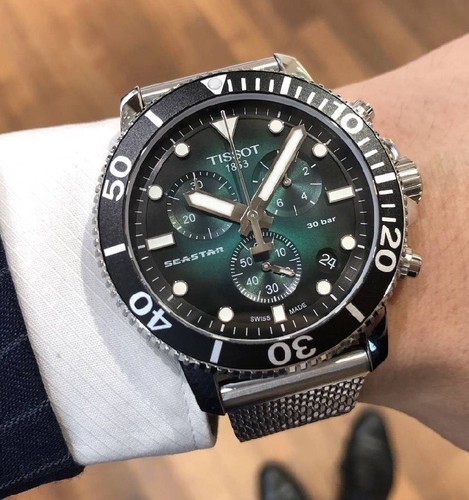 New tissot mens - tissot, seastar