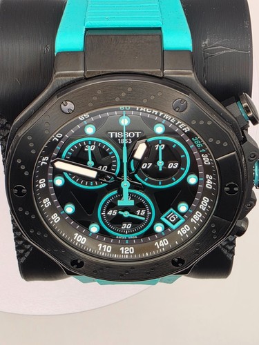 Mens race black chronograph - black,