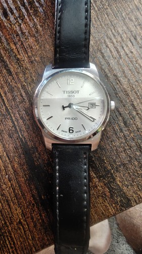 Tissot silver quartz watch - quartz,